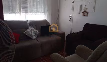 Apartamento no BNH, com 2 Dormitórios à venda - Aparecida - Santos/SP