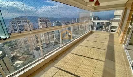 Apartamento de 2 Suítes com Vista Panorâmica no Coração do Gonzaga – 25º Andar