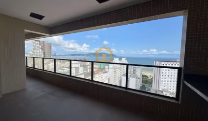 Apartamento 2 Dormitorios sendo uma suíte  Vista Mar- José Menino, Santos/SP
