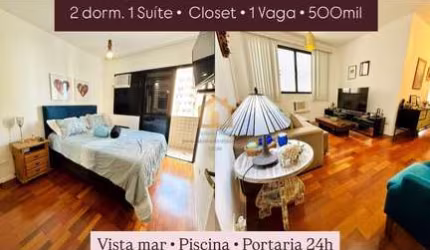 Apartamento Padrão 2 dormitórios sendo uma suíte.