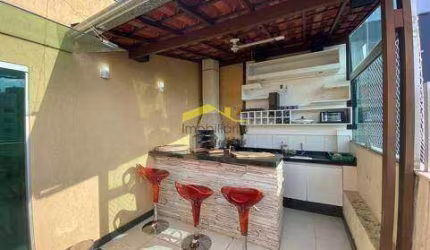 Cobertura à venda, 3 quartos, 1 suíte, 2 vagas, Havaí - Belo Horizonte/MG