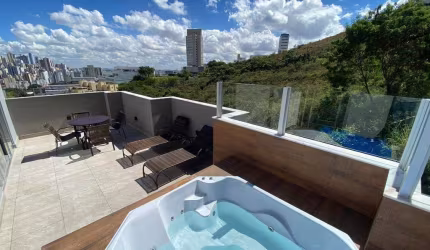 Cobertura para aluguel, 1 quarto, 1 suíte, 2 vagas, Estoril - Belo Horizonte/MG