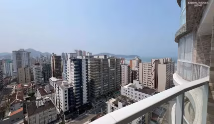 Apartamento Novo de 3 Suítes com Vista Mar na Guilhermina - Praia Grande