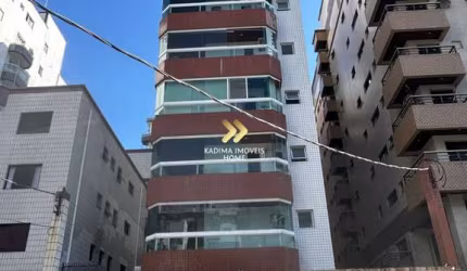 Apartamento com Sacada a 400 Metros da Praia – Bairro Guilhermina, Praia Grande