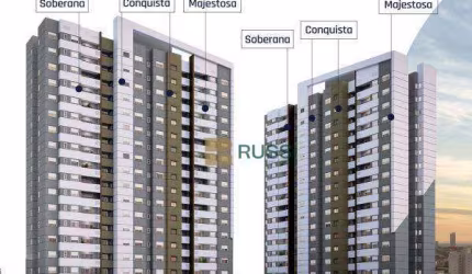 Apartamento com 3 dormitórios à venda, 76 m² por R$ 589.624,00 - Vila Industrial - São José dos Campos/SP