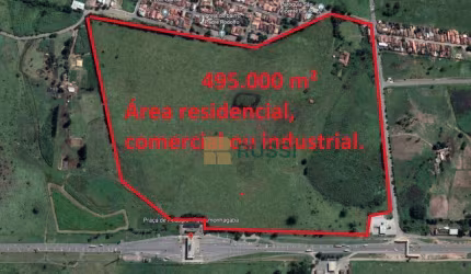 Área à venda, 495000 m² por R$ 42.450.000,00 - Jardim Padre Rodolfo - Pindamonhangaba/SP