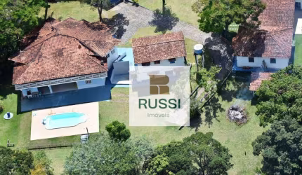 Chácara com 8 dormitórios para alugar, 5765 m² por R$ 14.420,00/mês - Angola - Santa Branca/SP