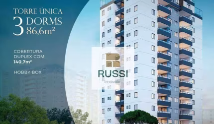Apartamento Duplex com 3 dormitórios à venda, 140 m² por R$ 1.900.000,00 - Parque Residencial Aquarius - São José dos Campos/SP