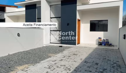 Casa Geminada á venda com Suíte e Quintal, N° 1 Bairro Costeira, Balneário Barra do Sul, SC
