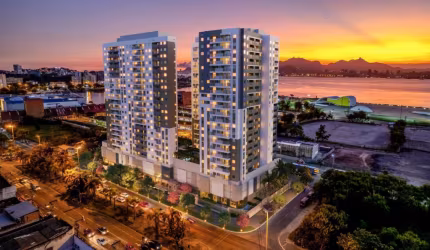 Apartamento de 2 Quartos próximo à Estação das Barcas em Niterói