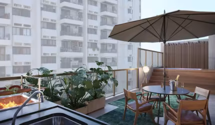 Apartamento Garden com 2 Suítes e 2 Vagas em Copacabana