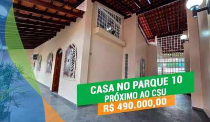 Casa de 3Qts/2Sts no Conj. Castelo Branco - Parque 10 de Novembro