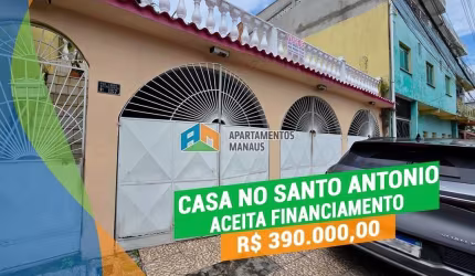 Casa c/ 4 Quartos (1 Suíte) no Santo Antônio