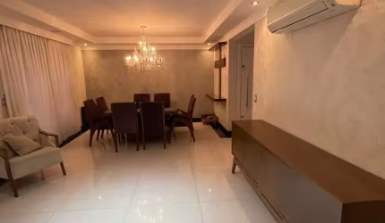 Apartamento 3 dormitório, em frente ao Bosque Maia, 150m, 3 suítes, 3 vagas, reformado