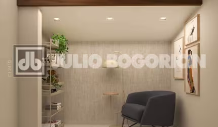 Cobertura com 1 quarto à venda na Rua Décio Vilares, Copacabana, Rio de Janeiro, 44 m2 por R$ 955.000