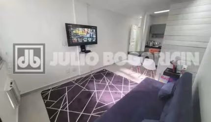 Apartamento com 1 quarto à venda na Avenida Bartolomeu Mitre, Leblon, Rio de Janeiro, 40 m2 por R$ 1.029.000