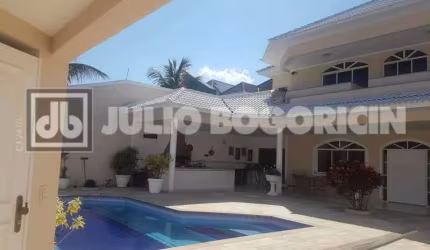 Casa em condomínio fechado com 4 quartos à venda na Rua Frei Jacinto Infantino, Barra da Tijuca, Rio de Janeiro, 608 m2 por R$ 4.650.000
