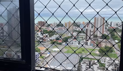 Lindo apartamento mobiliado com vista para o mar