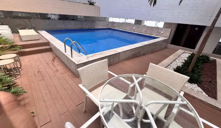 Ótimo apartamento a uma quadra do mar