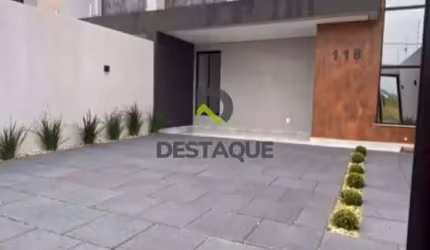 * Sobrado Moderno com 01 Suite e 02 Quartos - Piscina