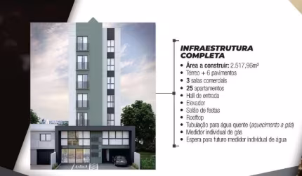 Sala comercial na planta com 80m2- Rua Manaus- Bairro Cancelli