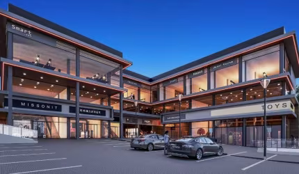 Sala comercial em construção com 164m2- Centro Comercial Souza Naves- Open Mall