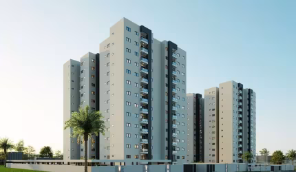 Apartamento em construção Ed. Euville com  1 suite e 2 quartos- Bairro Fag