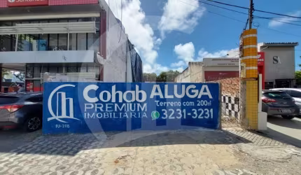 Alugue Terreno para locação em ótima localização na Av. Francisco Porto.