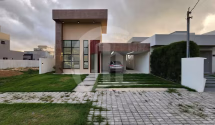 Casa térrea pé direito alto recém-construída à venda no Cond. Terras Alphaville Sergipe 1
