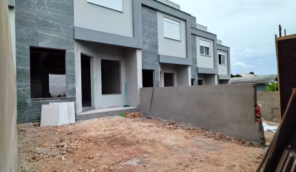 Amplo Sobrado novo individual com 03 quartos