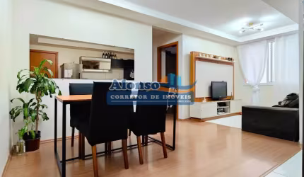 Apartamento semi mobiliado com 02 quartos