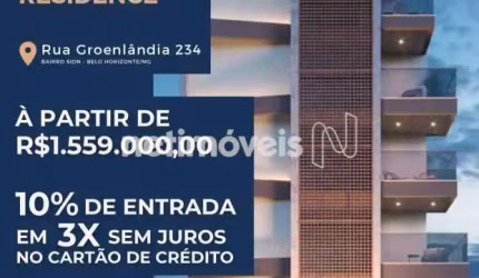 Apartamento à venda no bairro Sion, 153m², 4 dormitórios/quartos disponíveis.