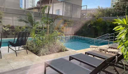Studio mobiliado novo ,lazer piscina ,academia , próximo a Berrini e Shopping Morumbi