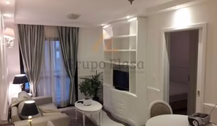 Flat mobiliado 37m² | 1 dormitório suíte | alto padrão em Moema