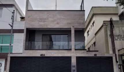 Sobreposta alta nova com 290 m² de área útil, com piscina e área gourmet - BAIRRO: BOQUEIRÃO - SANTOS/SP