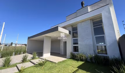 Casa nova para venda 3 dormitórios sendo 1 suíte, 2 vagas de garagem situada no