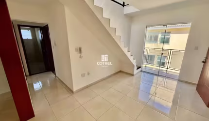 Cobertura para locação 2 dormitórios sendo 1 suíte, sacada com churrasqueira sit