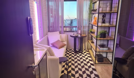 Apartamento no Brooklin na planta tem 35 metros quadrados com 1 quartos