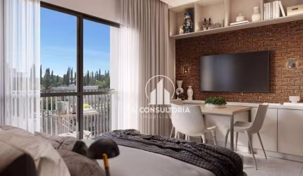 Apartamento à venda, 27 m² por R$ 348.393,99 - Alto da Glória - Curitiba/PR