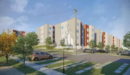 Apartamento com 2 dormitórios à venda, 35 m² por R$ 232.700,00 - Jardim Silvana - Almirante Tamandaré/PR