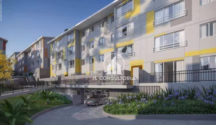 Apartamento com 2 dormitórios à venda, 45 m² por R$ 340.392,00 - Santa Cândida - Curitiba/PR
