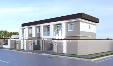 Sobrado com 3 dormitórios à venda, 91 m² por R$ 560.000 - Sítio Cercado - Curitiba/PR