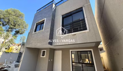 Casa em condomínio fechado com 3 quartos à venda na José Boguszewski, 65, Abranches, Curitiba por R$ 875.000