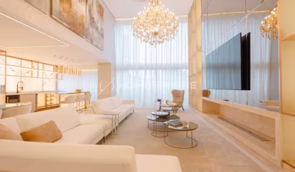 Condomínio One Sixty Cyrela | Apartamento de Alto Padrão à Venda no One Sixty Cyrela by YOO, Vila Olímpia, 4 quartos, sendo 4 suítes, 278m², mobiliado e decorado, projeto Lethicia Panossian, 4 vagas e