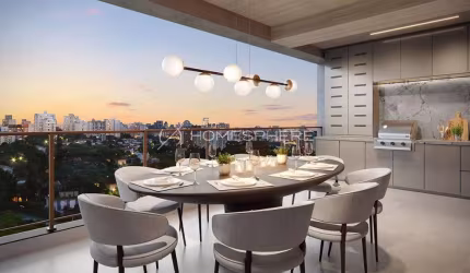 Haus Mitre Jardins Rua Itapeva, nº 342. Apartamento à venda Jardins, 132m², 3 quartos, sendo 3 suítes, 2 vagas e lazer no rooftop. Haus Jardins Entrega nov/24