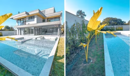 Premier Av dos Búzios, 2965 - Jurerê Internacional. Casa de Condomínio à venda, Projeto Robson Nascimento 1.000 m², 6 suítes, piscina e 8 vagas