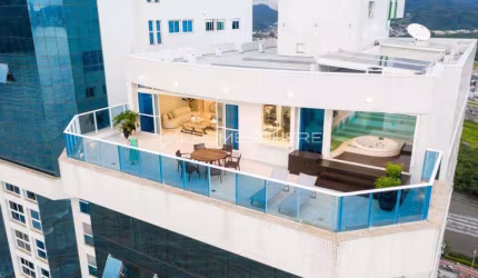 Residencial Costão da Barra Balneário Camboriú/SC. Cobertura de luxo à venda, frente mar, 740 m², 6 suítes, 10 vagas e lazer. Av Atlântica, 4664