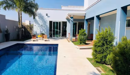 Parque Ytu Xapada - Loteamento de Alto Padrão em Itu. Casa à venda no Condomínio Xapada Parque Ytu, 4 quartos, sendo 4 suítes, 486 m² ac, piscina, área gourmet e 4 vagas. Lote triplo com 3000 m² a ape