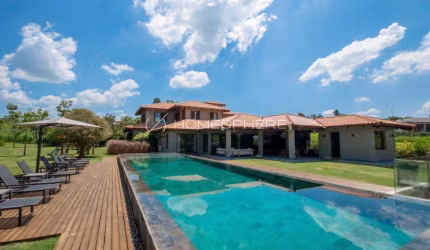 Condomínio Terras de São José II – Itu. Casa à venda, 6 suítes, piscina, área gourmet e 8 vagas