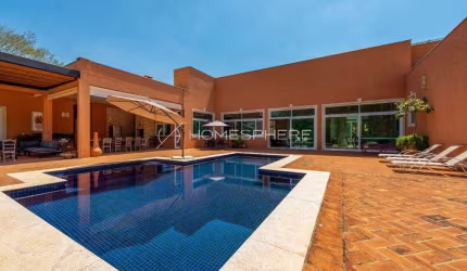 Casa à venda no Condomínio Terras de São José I em Itu. 1500 m², 5 suítes, piscina, sauna, área gourmet, escritório e  3 vagas. Rua das Camélias, Itu